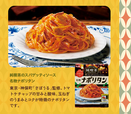 純喫茶のスパゲッティソース　名物ナポリタン