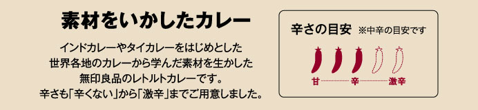素材をいかしたカレー