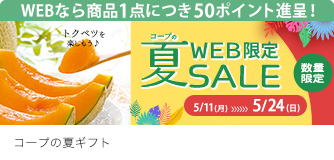 コープの夏ギフト WEB限定SALE