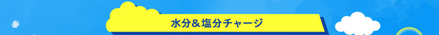 水分＆塩分チャージ