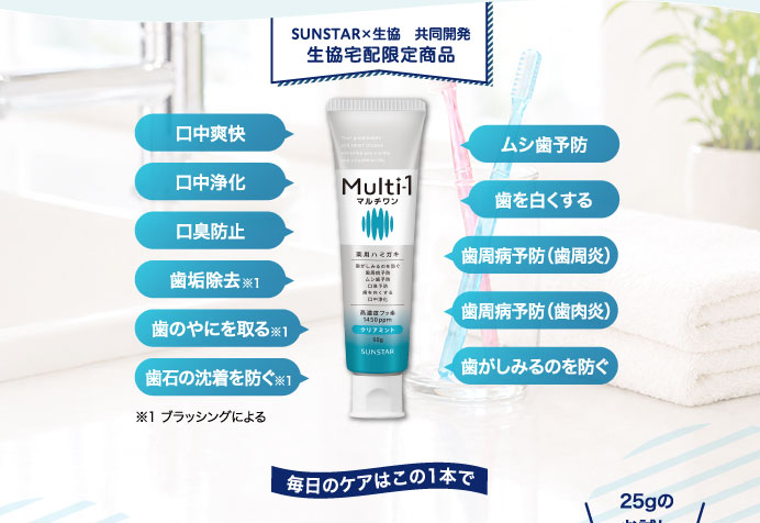 SUNSTAR×生協 共同開発生協宅配限定商品