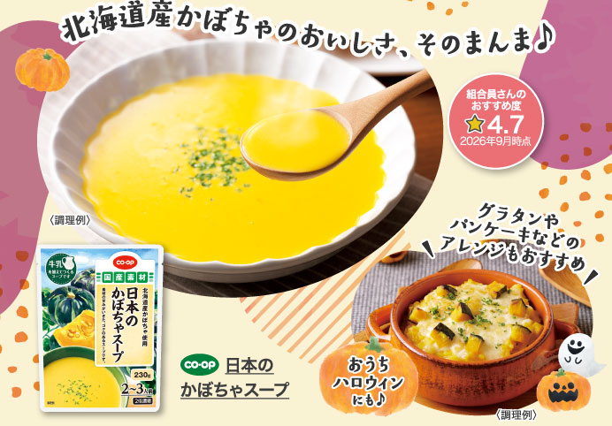 日本のかぼちゃスープ